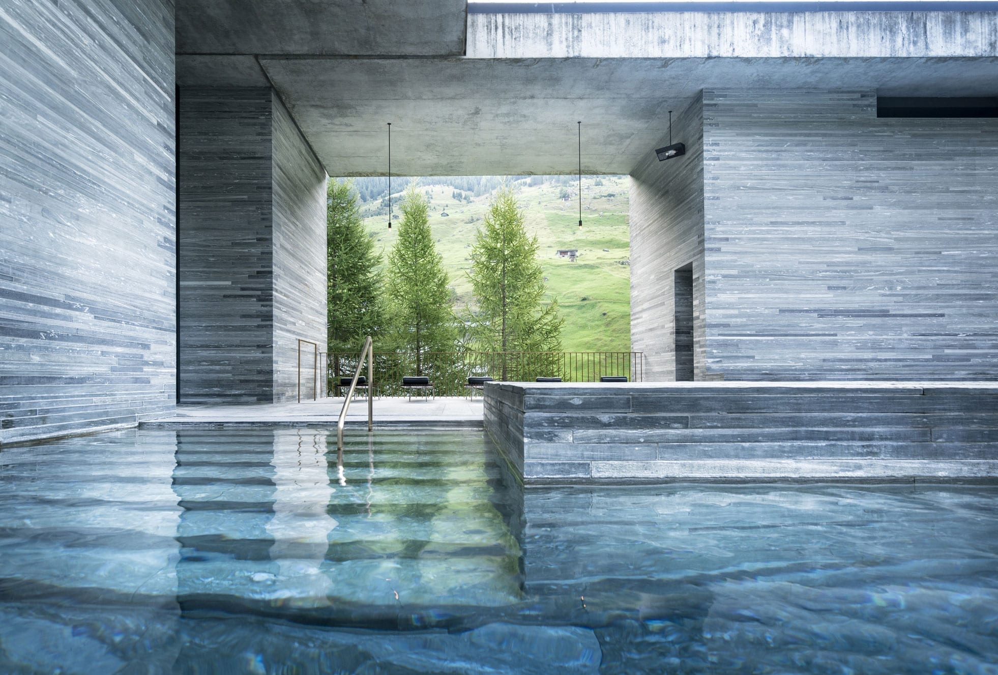 The spa at 7132 Hotel, Switzerland
