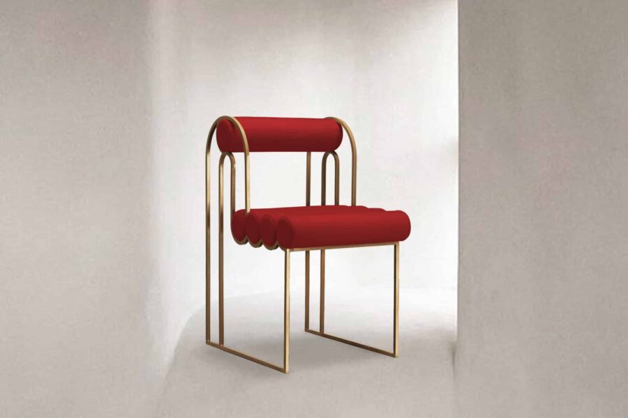 Lara Bohinc Apollo Chair in Red