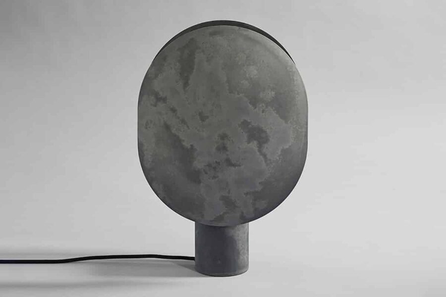 101 copenhagen clam table lamp in grey