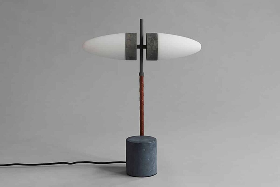 101 copenhagen bull table lamp in grey