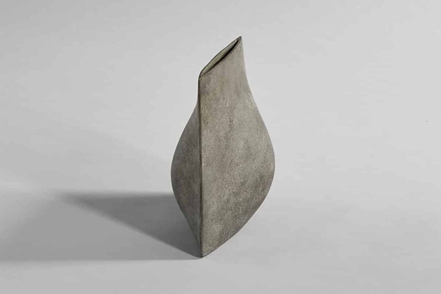 101 copenhagen origami vase in grey