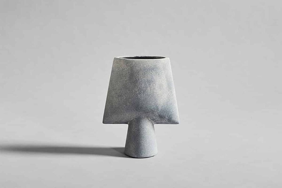 101 copenhagen sphere vase square in grey