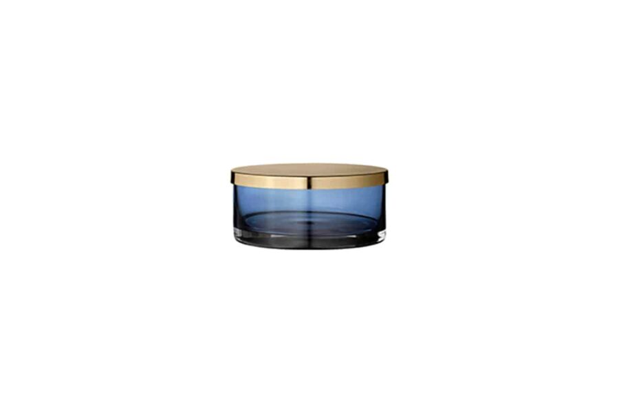 AYTM tota jar with lid in blue