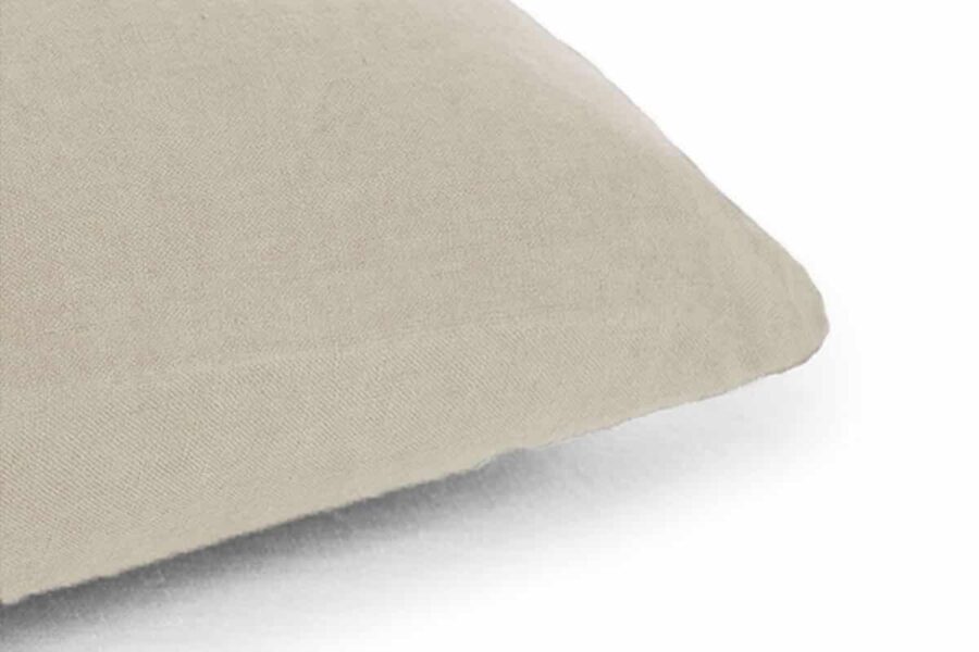 Once Milano Linen Cushion in White