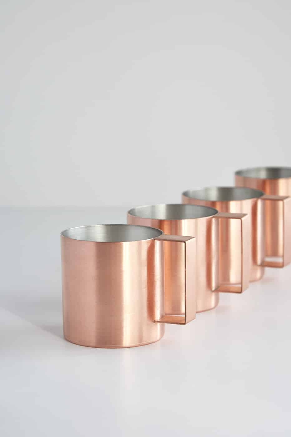 studio kyss copper mugs set of 2