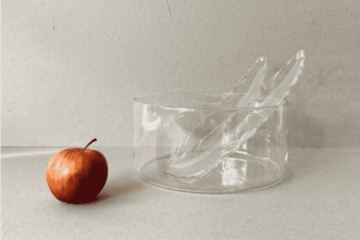 Laurence Brabant Editions Transparent Salad Server and Bowl